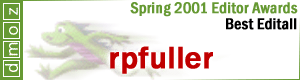 Spring 2001 Editor Awards - Best Editall - rpfuller